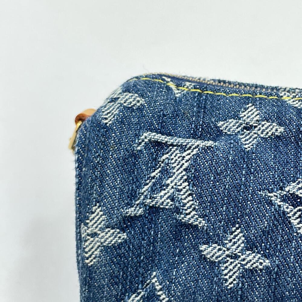 Louis Vuitton Truth Speedy Monogram Denim Pouch Navy Blue - Picture 12 of 12